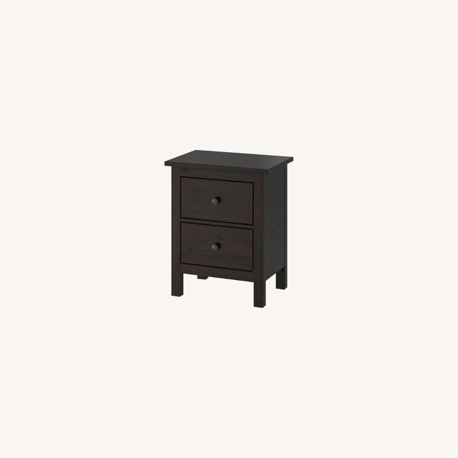 IKEA HEMNES Nightstand (BlackBrown) AptDeco