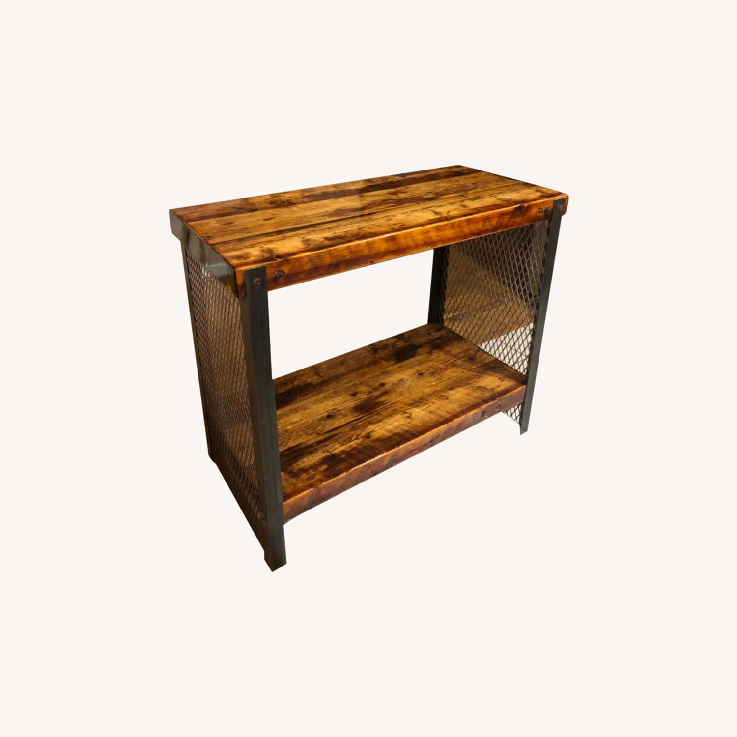 Industrial Reclaimed Wood Kitchen Island Bar AptDeco