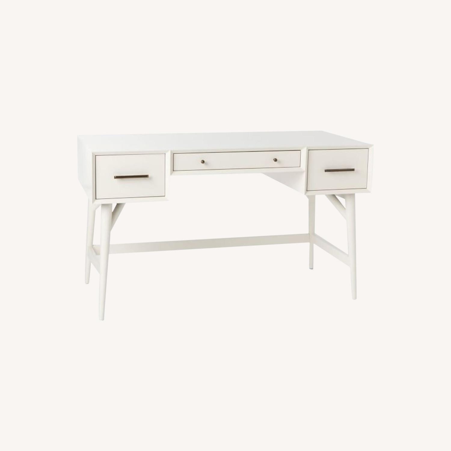 West Elm MidCentury Desk, White AptDeco