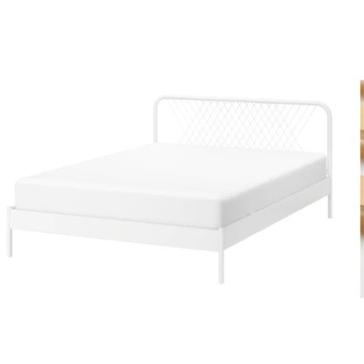 IKEA Nesttun Full Bedframe, white - image-0