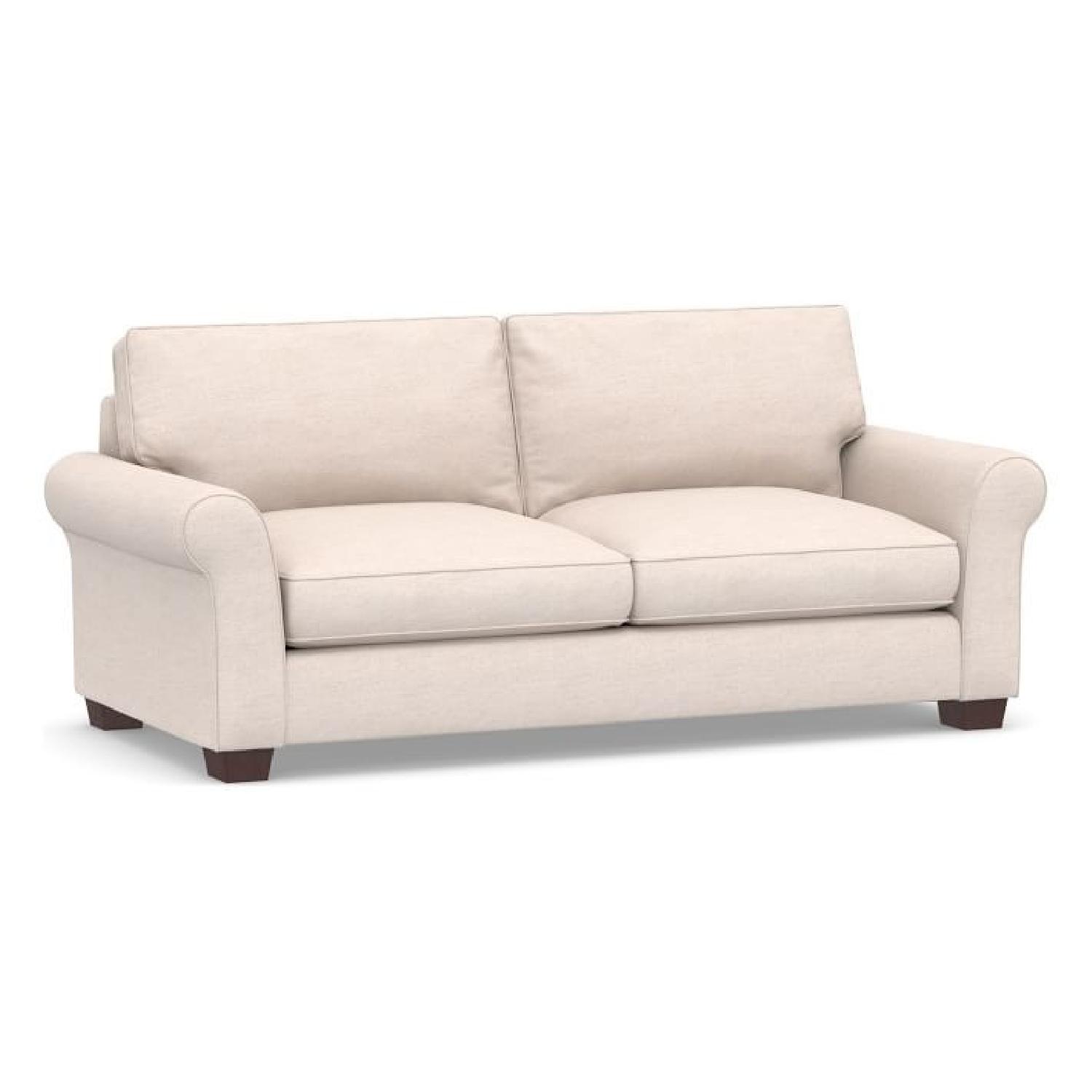Pottery Barn Comfort 3-Seater Couch (Ivory) - image-8