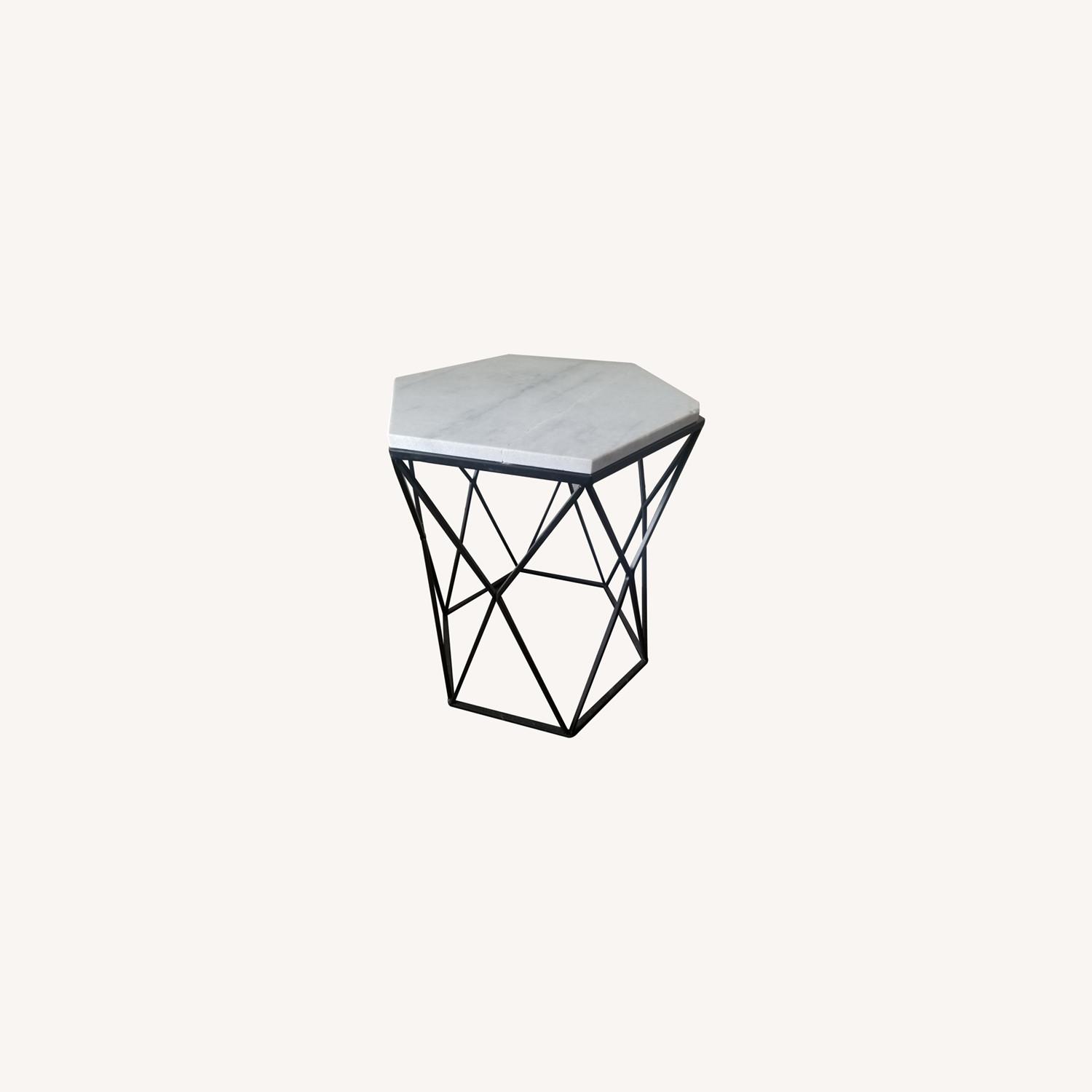 Home Goods Accent Stone Side Table AptDeco