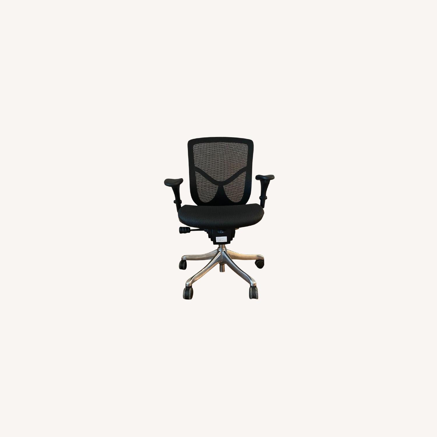 Wayfair Black and Silver Office Chair AptDeco