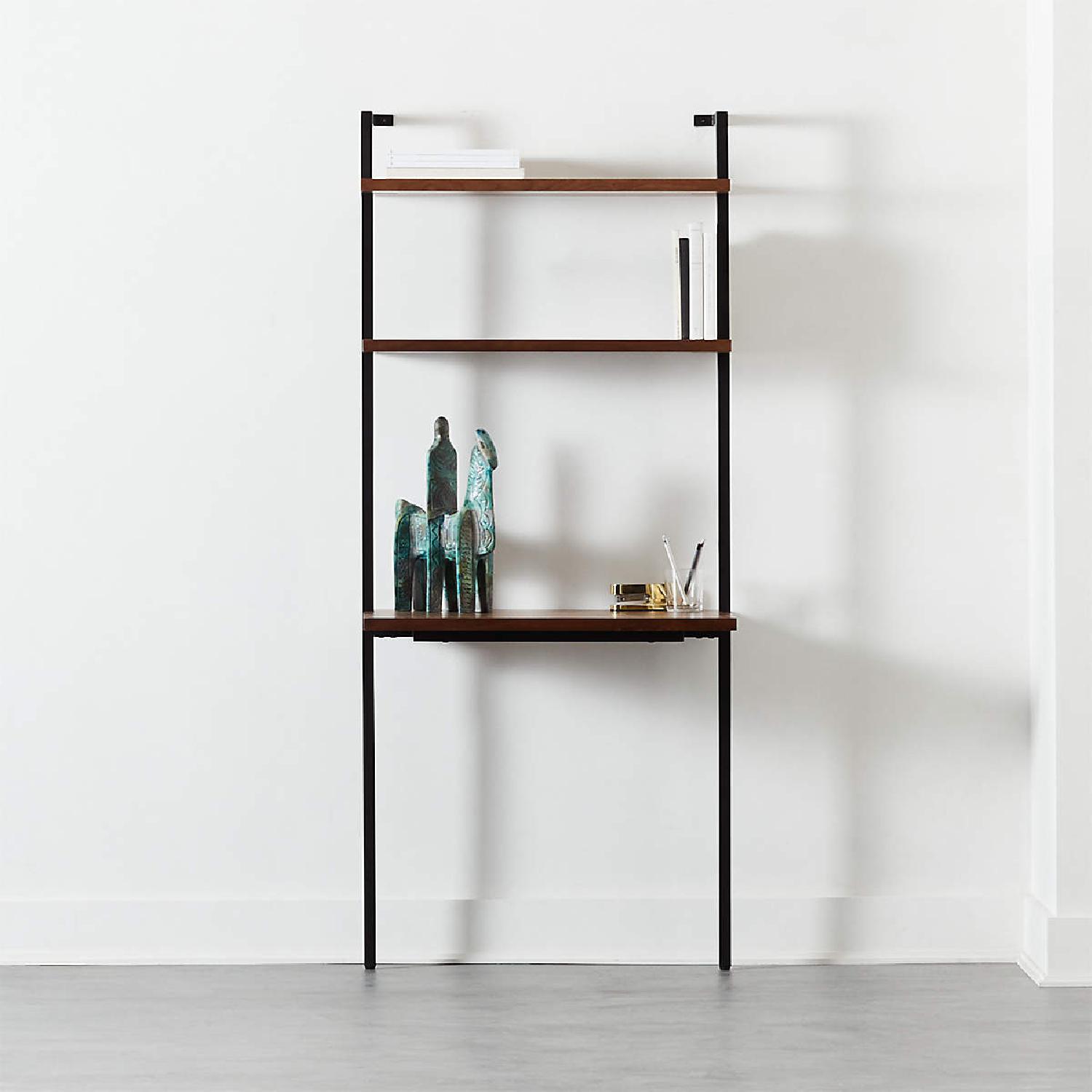 CB2 Wall Desk/Bookshelf - image-5