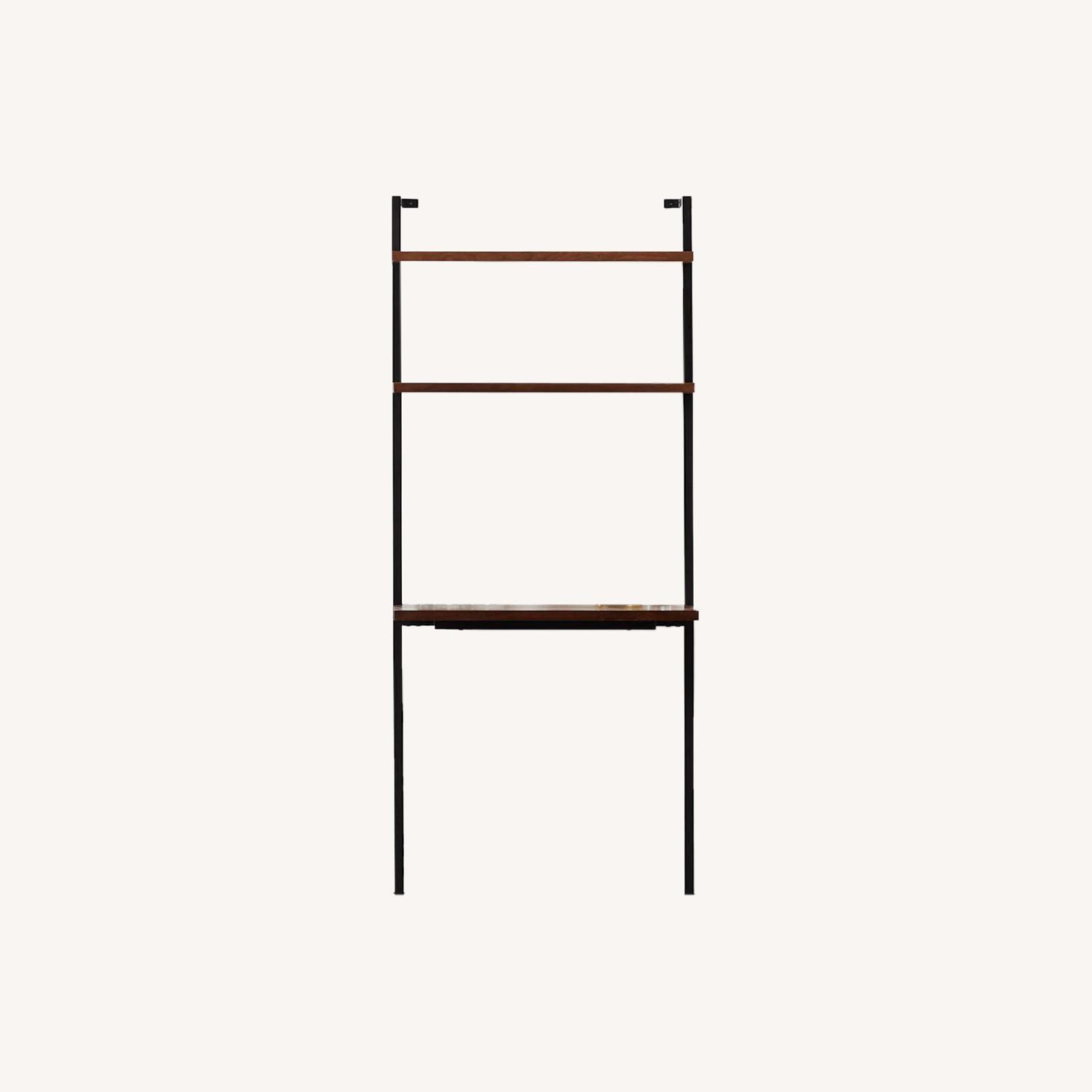 CB2 Wall Desk/Bookshelf AptDeco