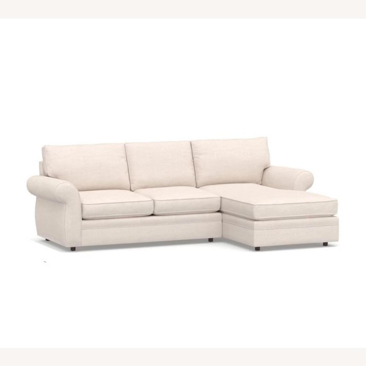 Pottery Barn Pearce Chaise Sectional - image-5