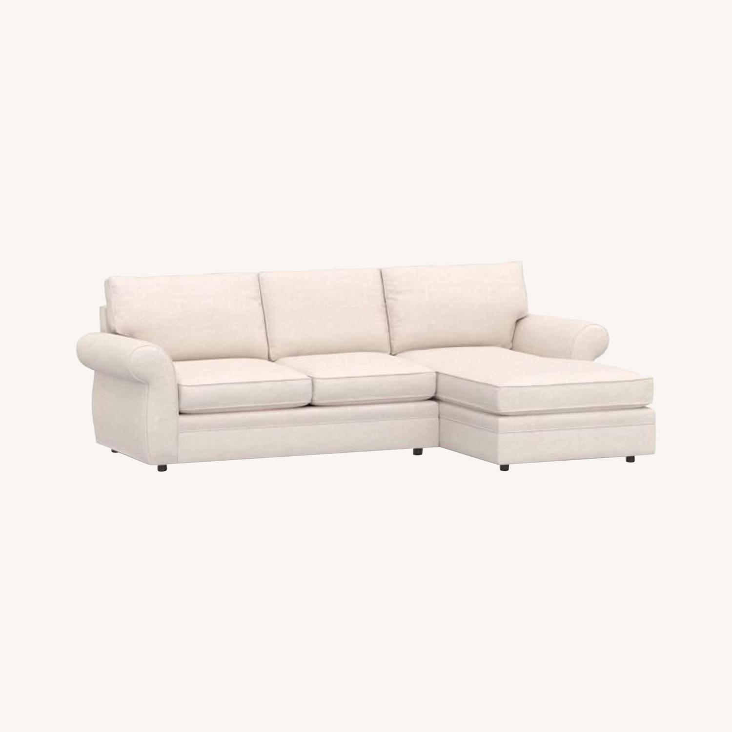 Pottery Barn Pearce Chaise Sectional AptDeco