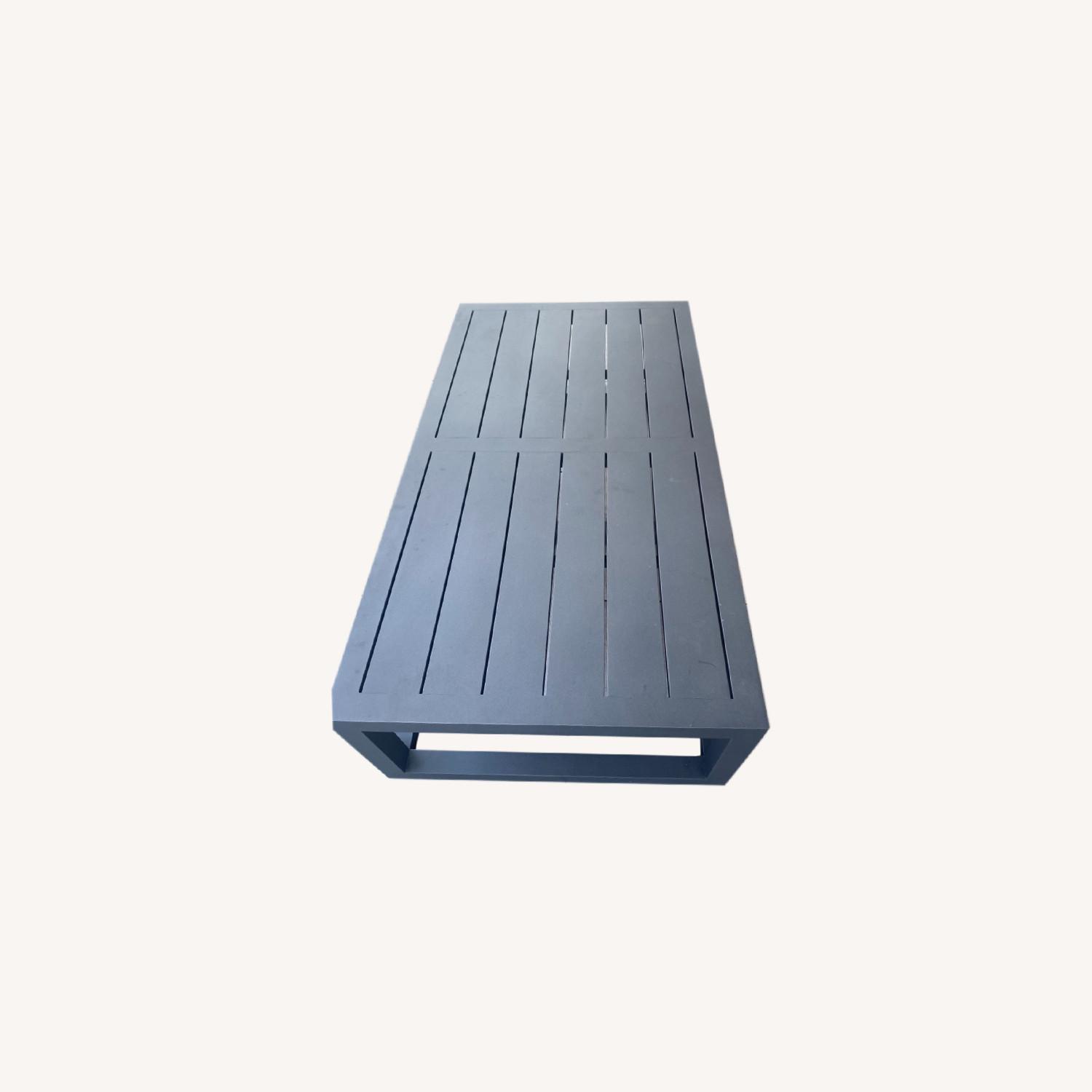 Restoration Hardware Outdoor Coffee Table AptDeco