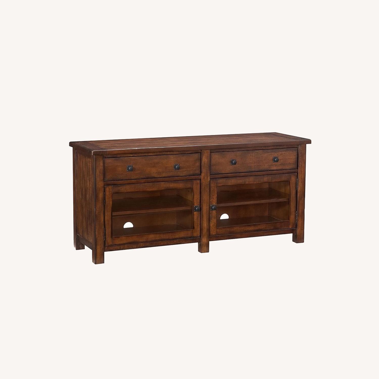 Pottery Barn Benchwright Media Console AptDeco