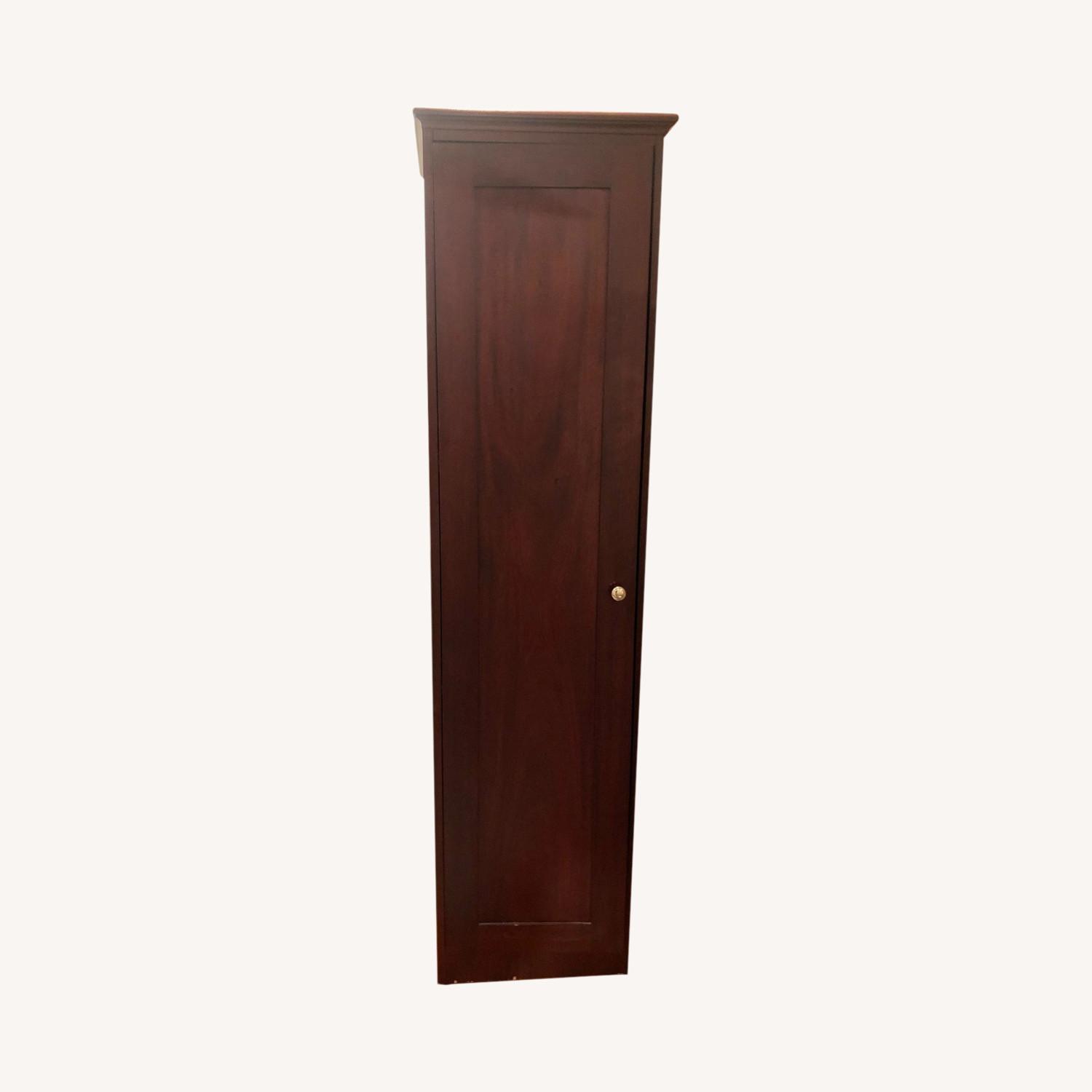Vintage Solid Wood Linen Closet AptDeco