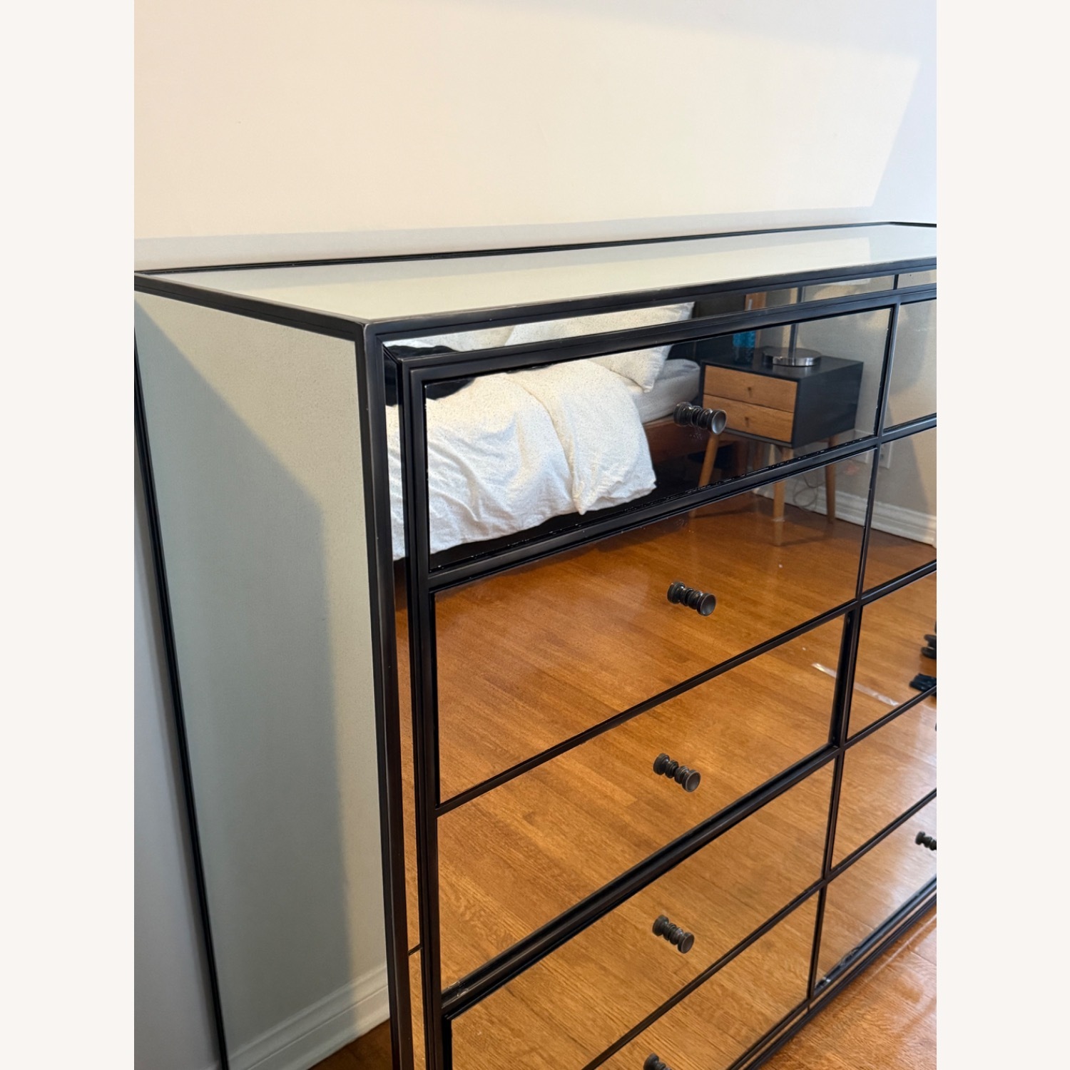Restoration Hardware Strand 10-Drawer Mirrored Dresser - image-5