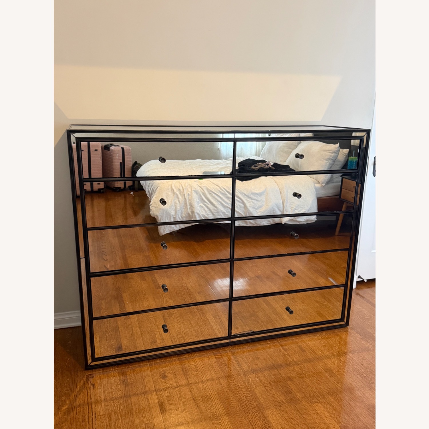 Restoration Hardware Strand 10-Drawer Mirrored Dresser - image-3