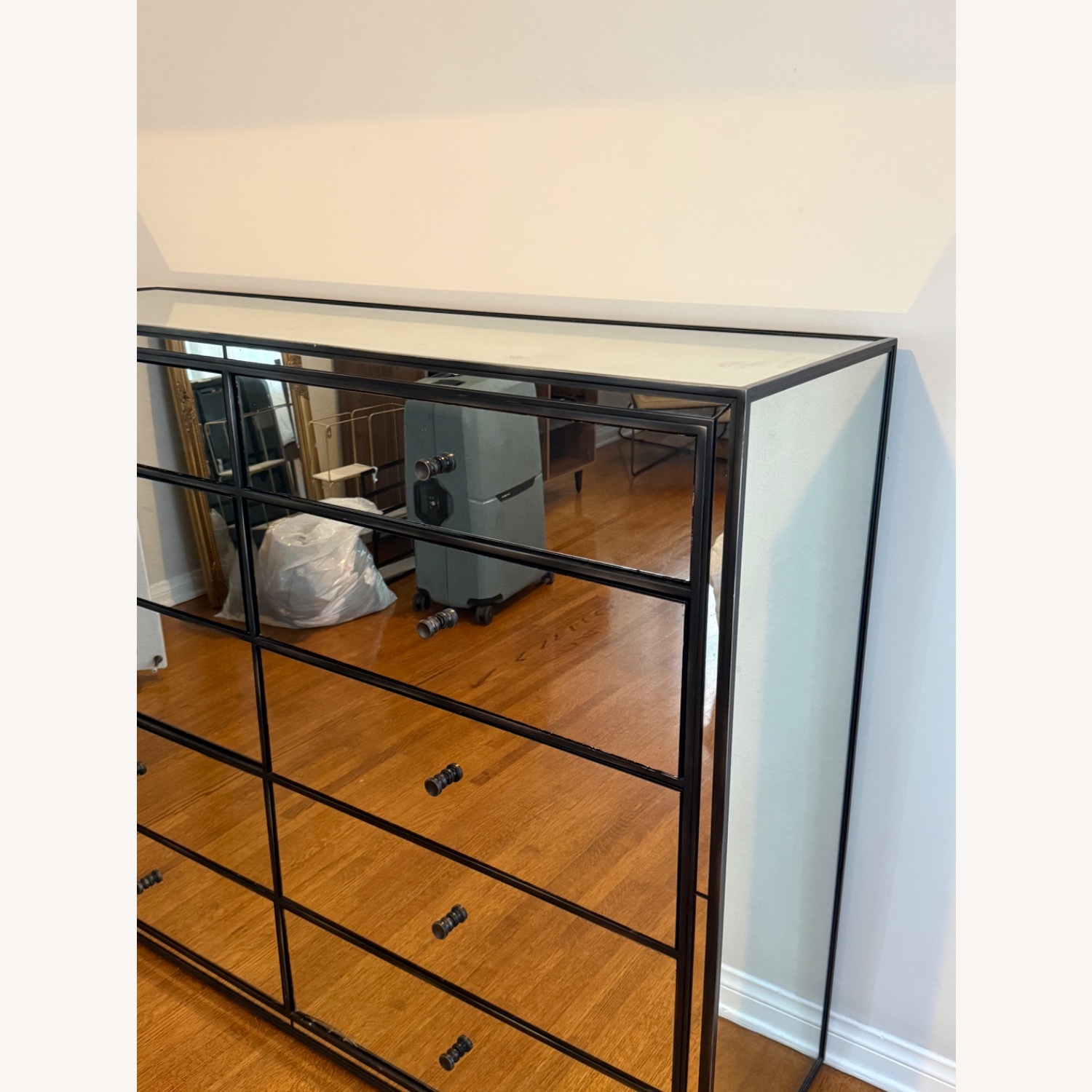 Restoration Hardware Strand 10-Drawer Mirrored Dresser - image-6