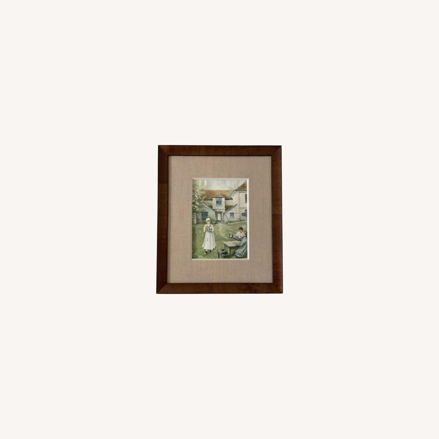 High Quality Framed Vintage Farmhouse Print AptDeco