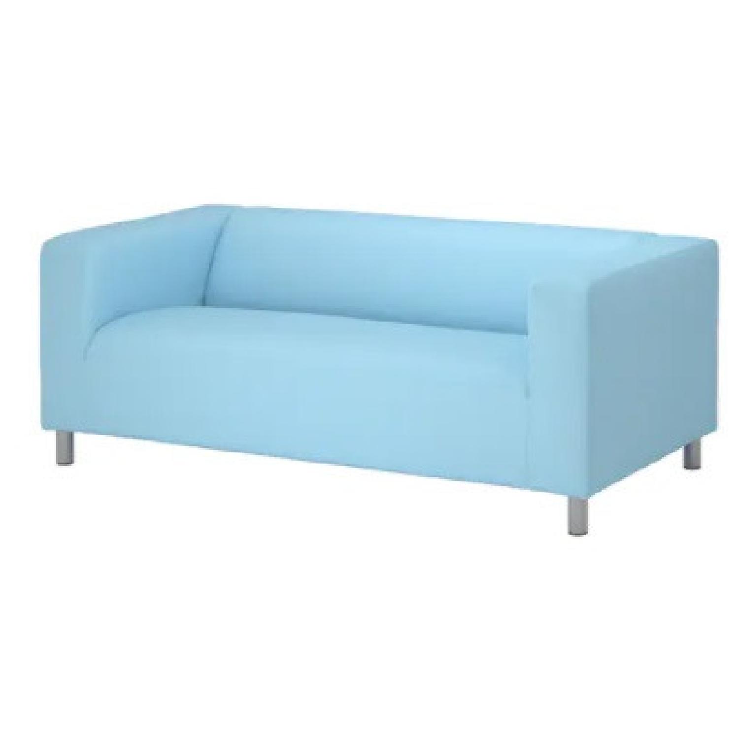 IKEA Klippan Loveseat Light Blue - image-6