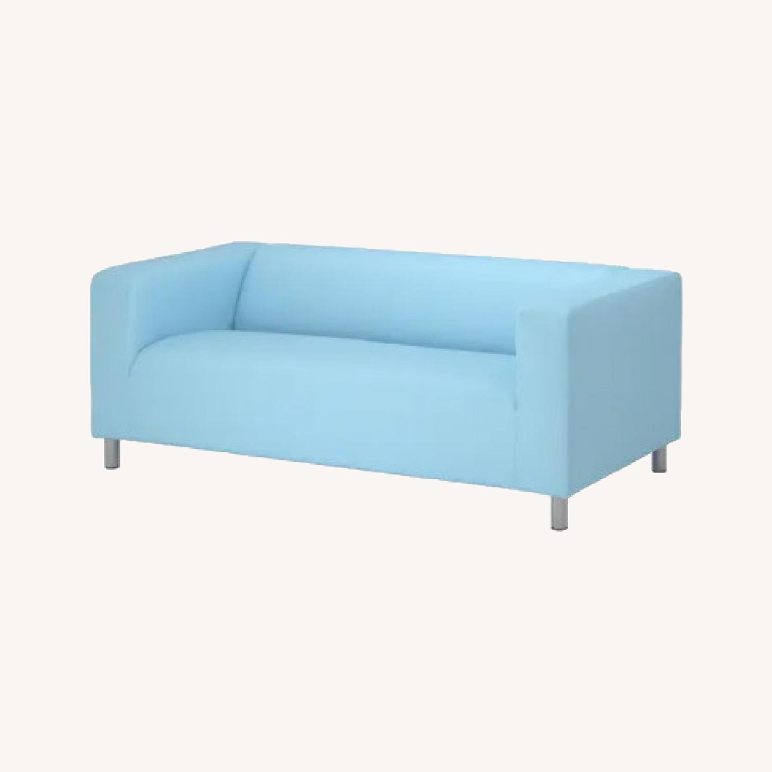 IKEA Klippan Loveseat Light Blue - image-0