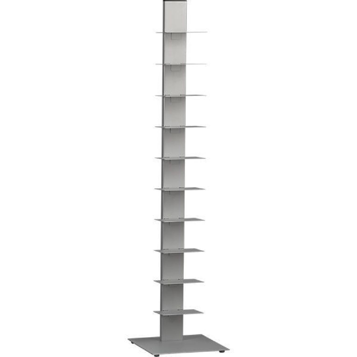 CB2 Silver Array Spine Bookcase - image-5