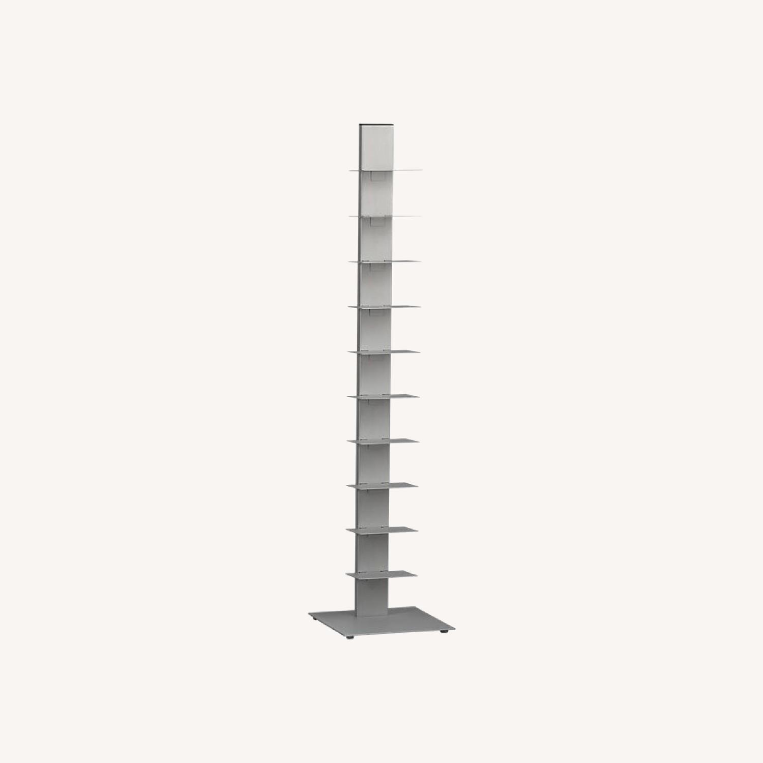 CB2 Silver Array Spine Bookcase - image-0