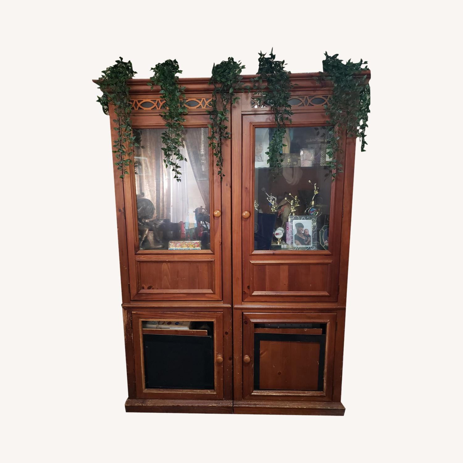 Left n Right Side Broyhill Entertainment Center - image-0