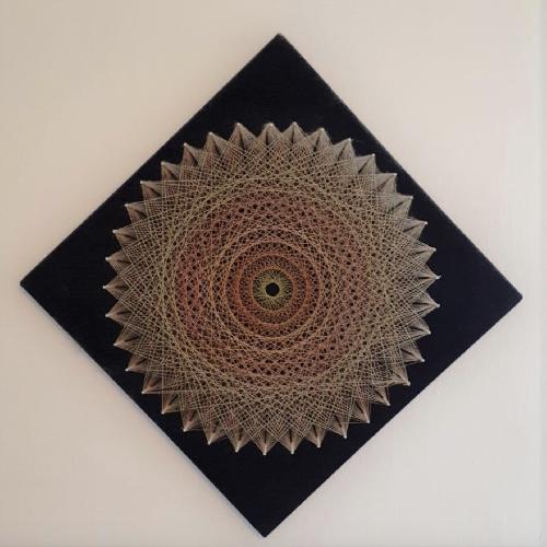 Used String Art - Sunburst. 18' x 18" for sale on AptDeco