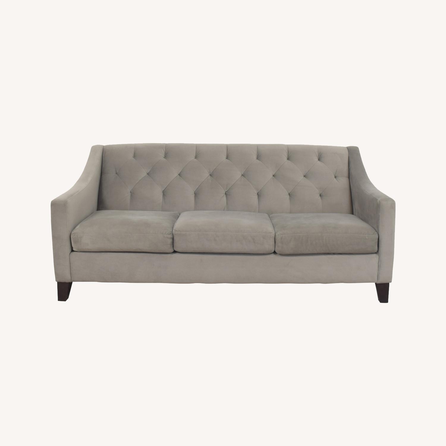 Macy's Chloe II 3 Seater Tufted Sofa - AptDeco