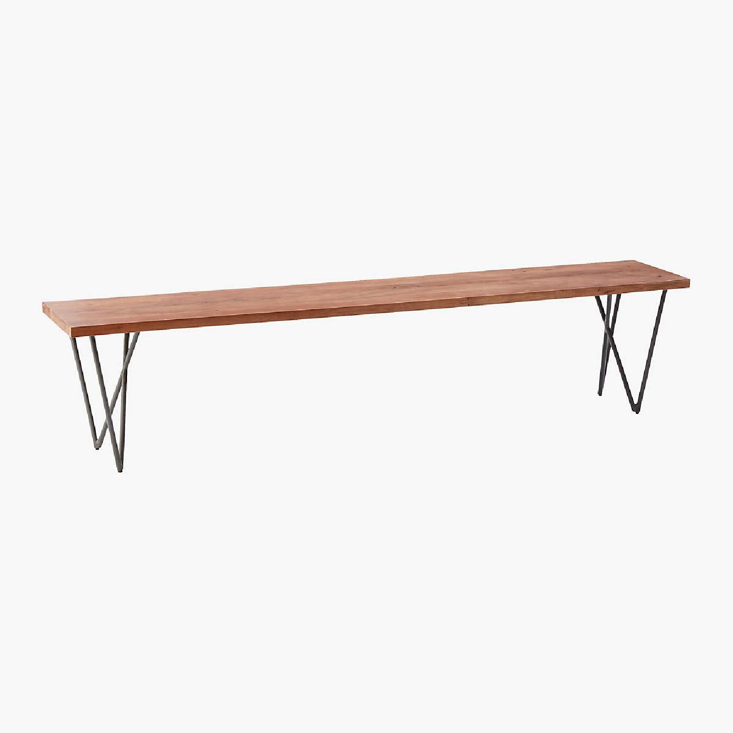 CB2 Dylan 80" Acacia Bench - image-4