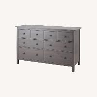 ikea hemnes 8 drawer dresser grey IKEA Grey Hemnes 8 Drawer Dresser