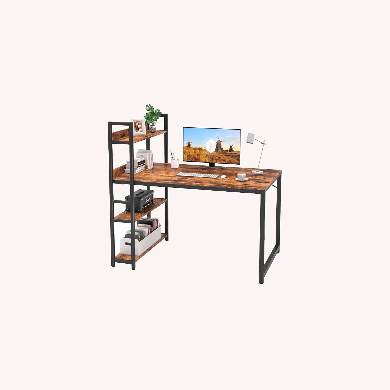 Rustic Brown Desk - image-0