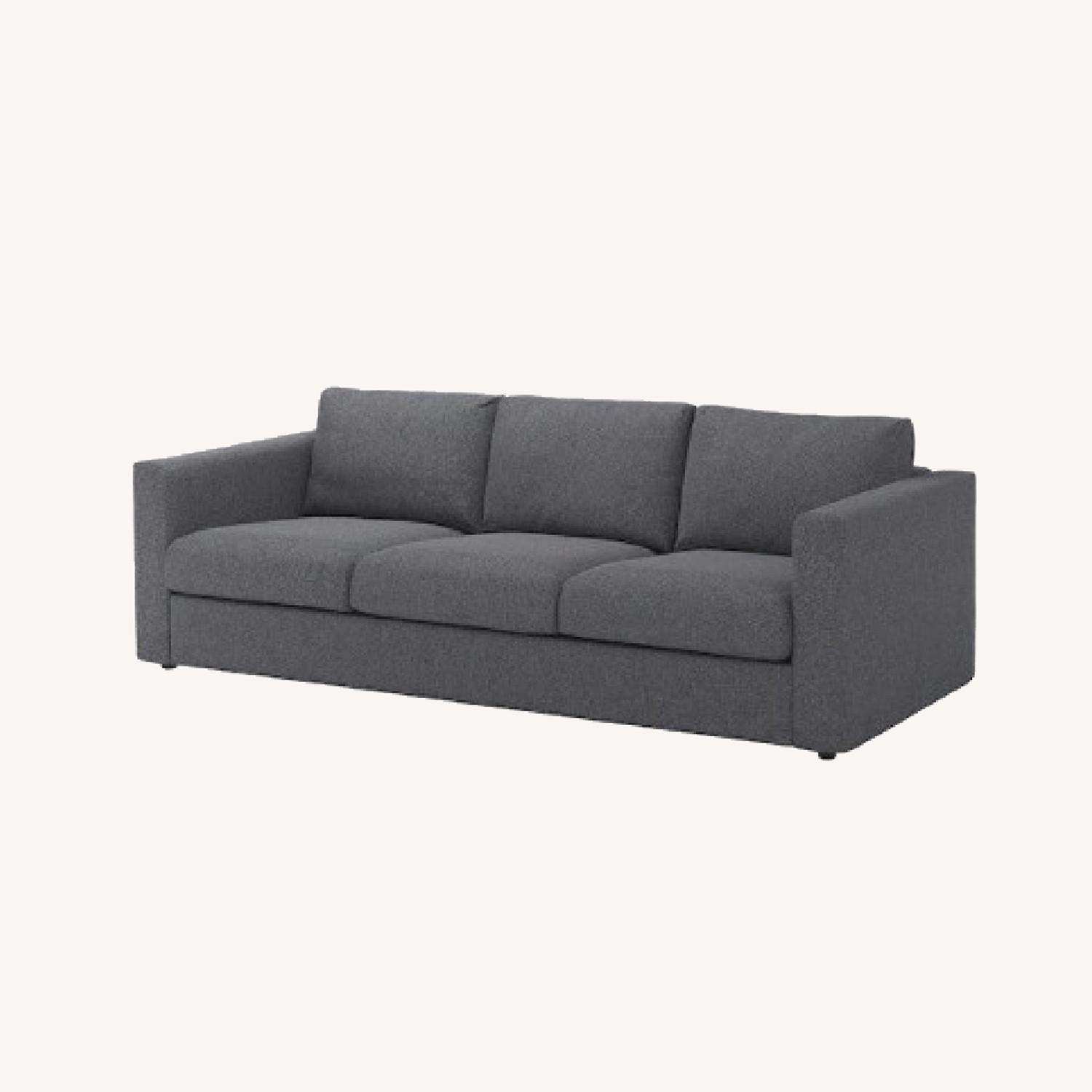 IKEA Couch with Storage Ottoman AptDeco
