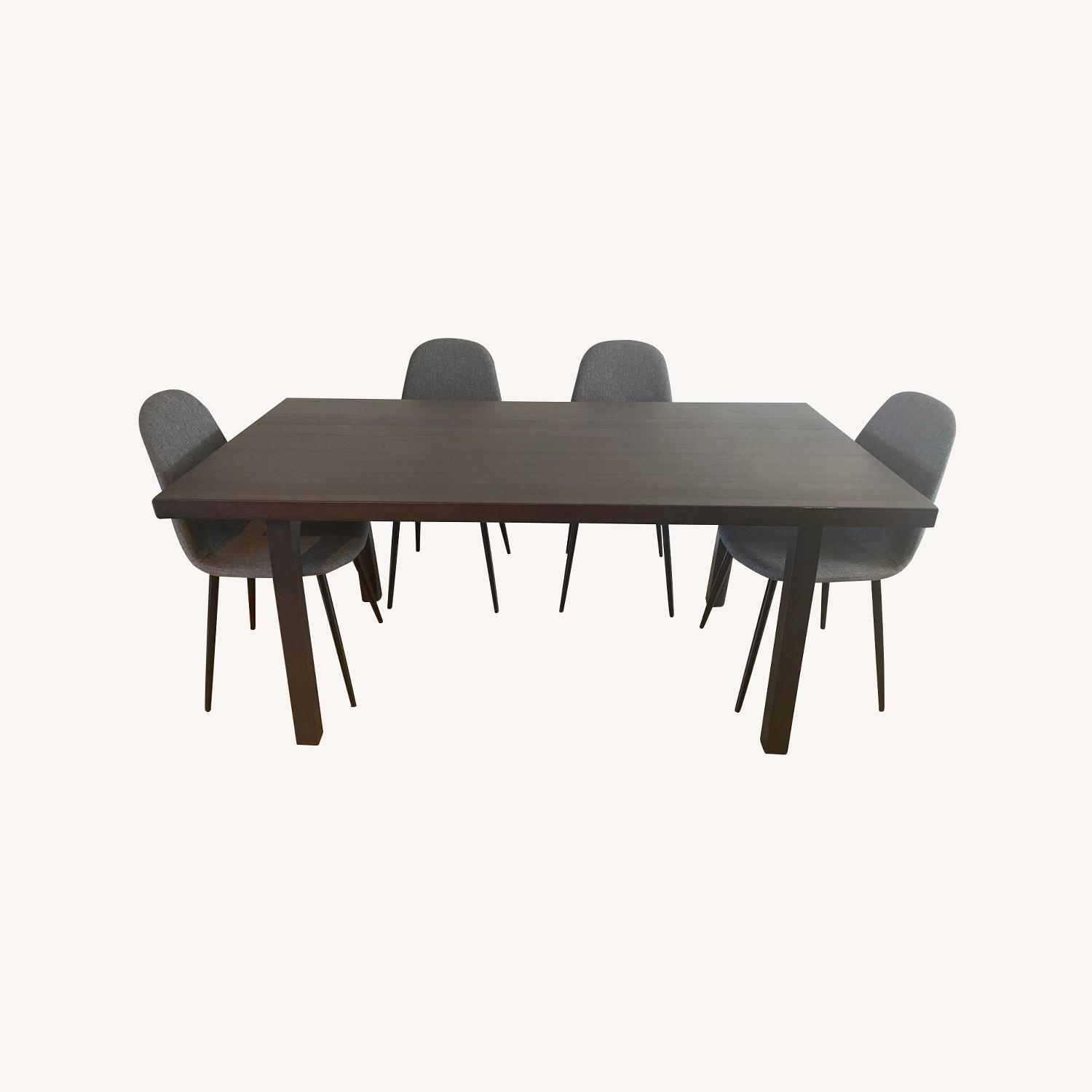 6 Seater Dining Table and Chairs Set - AptDeco