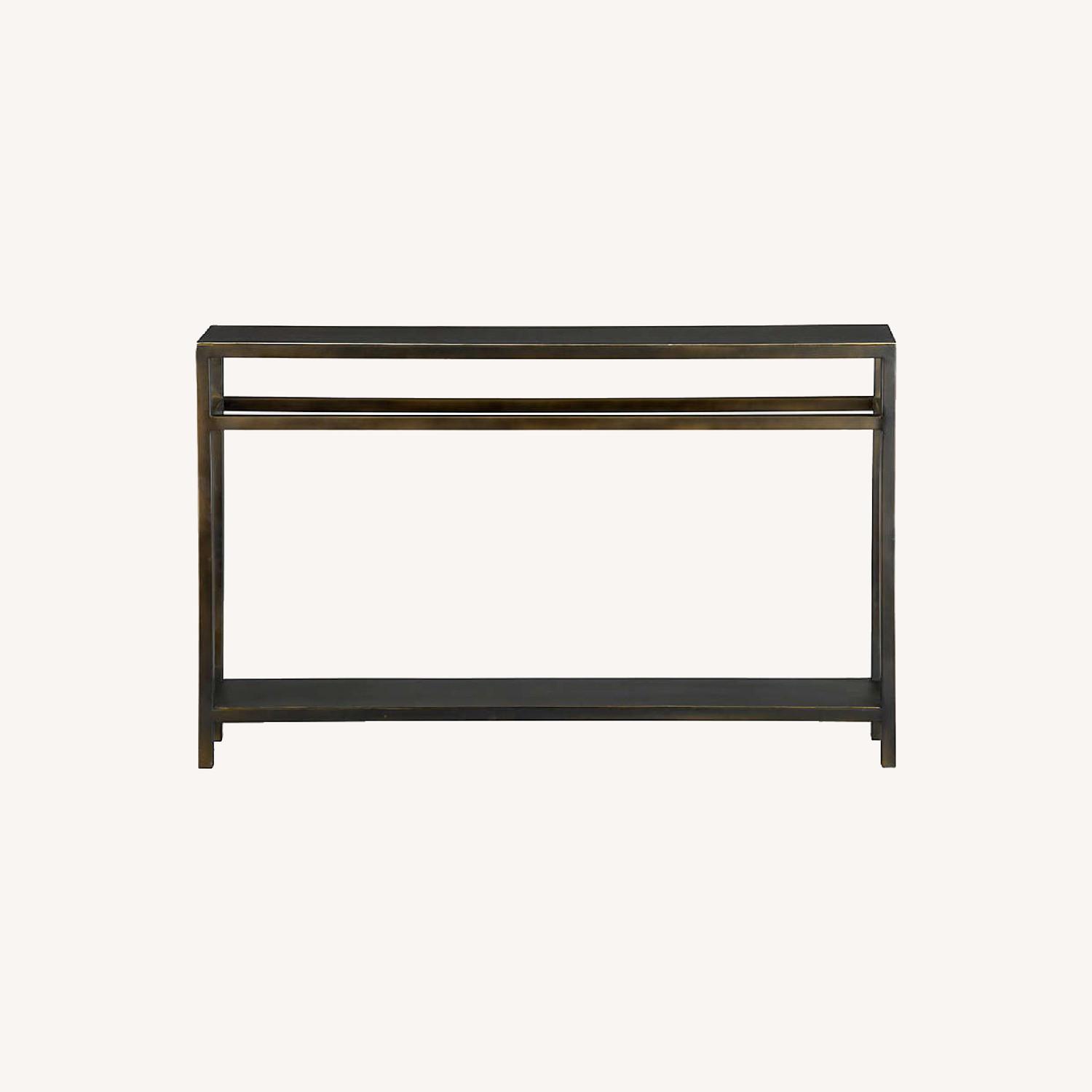 Crate & Barrel Modern Console Table - image-0