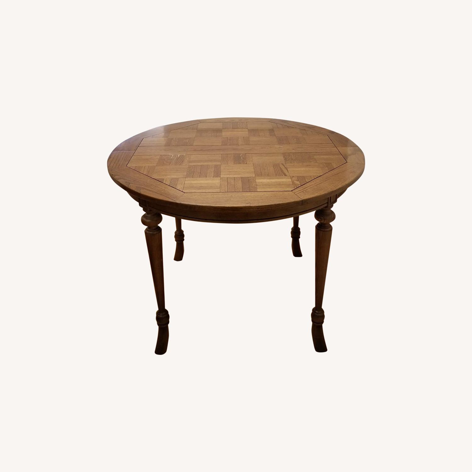 Antique Expandable Dining Table - image-3