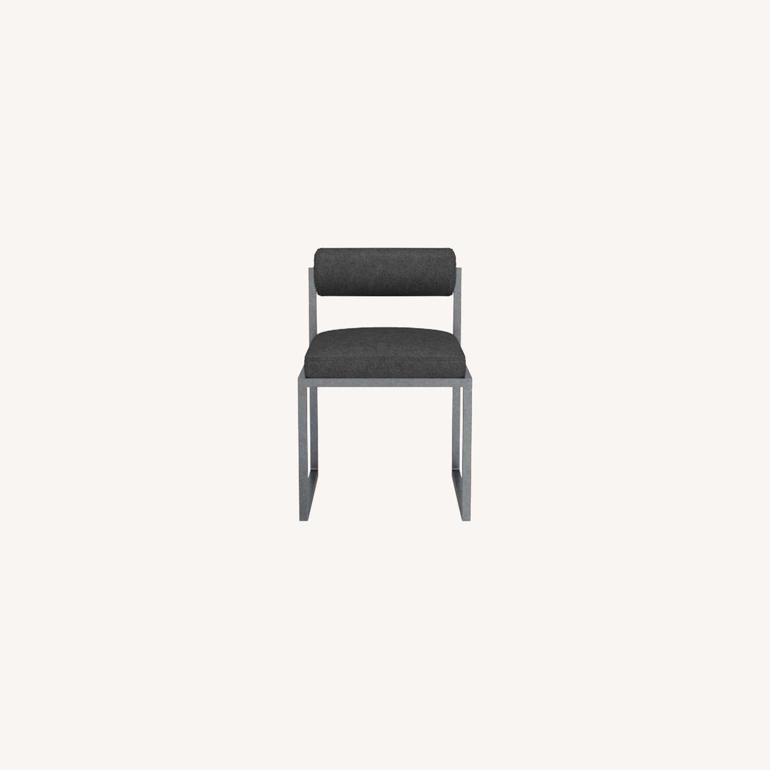 William Sonoma Leather Dining Chair (6) - image-0