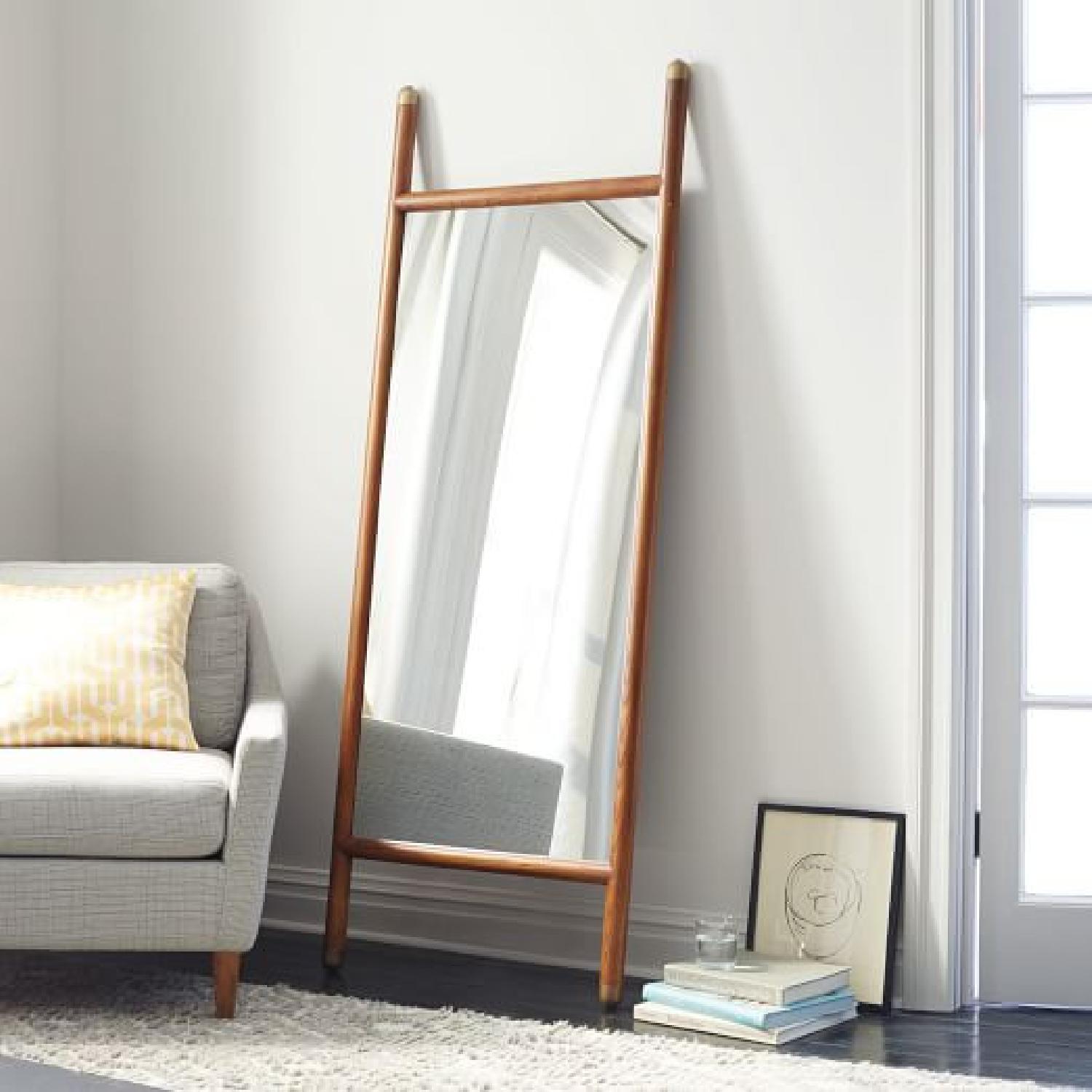 West Elm Mid Century Floor Mirror - AptDeco