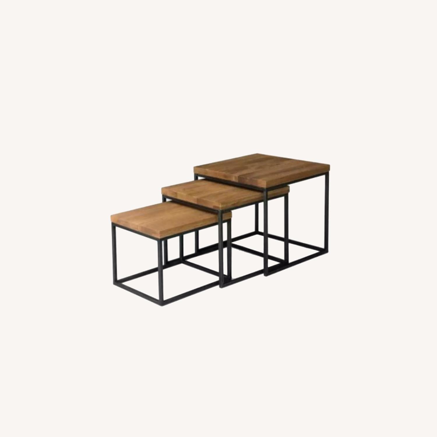 Article Taiga Oak Nesting Table Sets - image-0