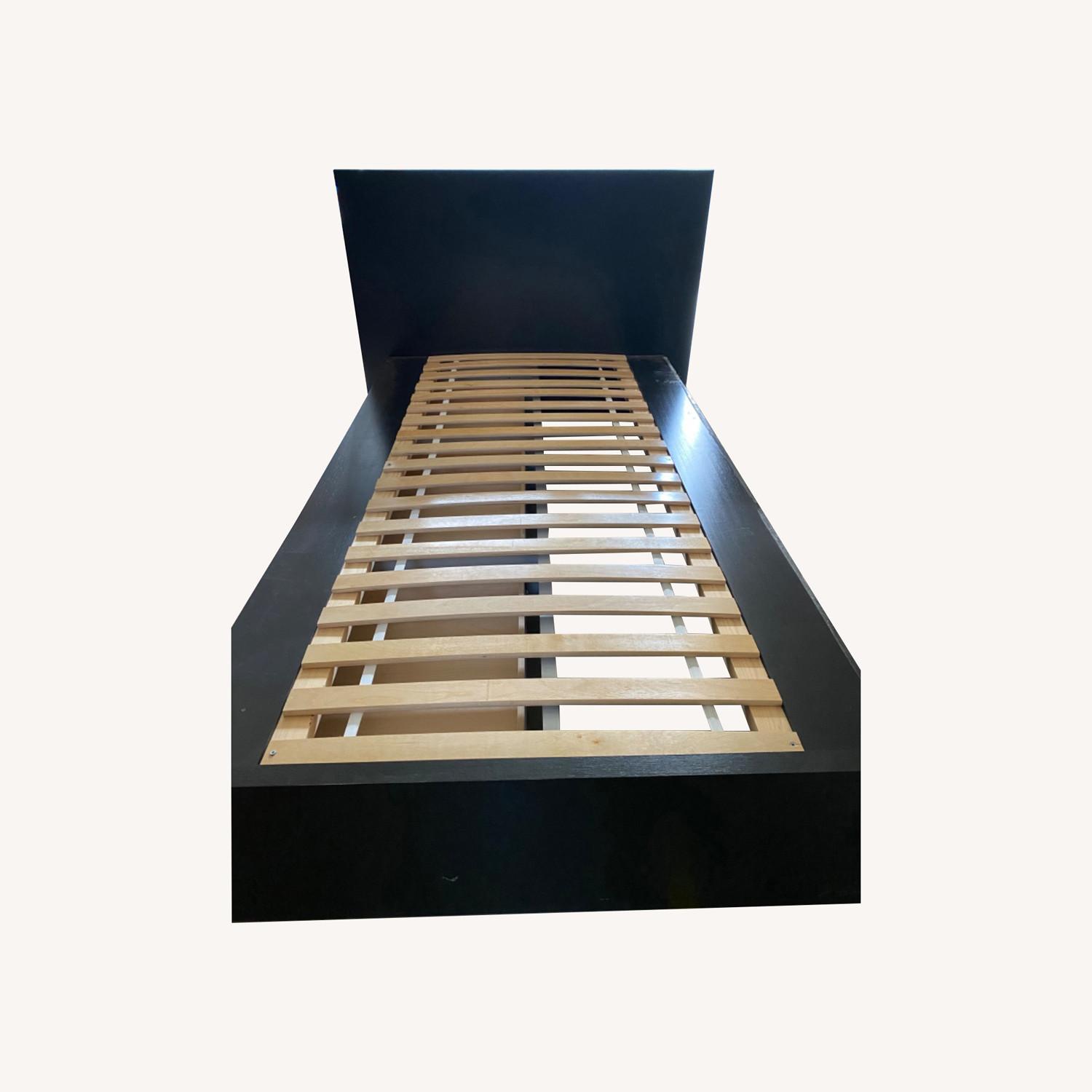 Blu Dot Modern Twin Bed w/Drawers - image-0