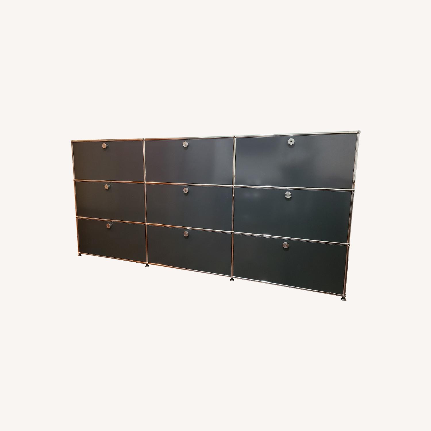 USM Modular Haller Custom 9 Cabinet Storage System - image-0