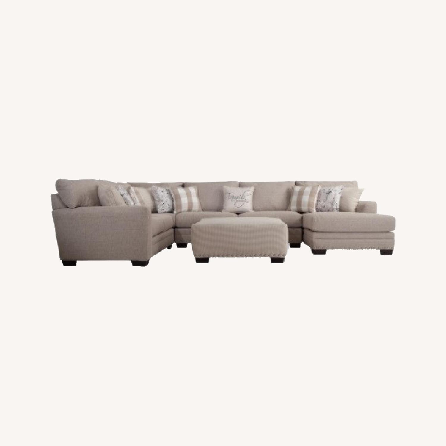 Bob's Discount Furniture Cottage Chic 3 Piece Sectional AptDeco