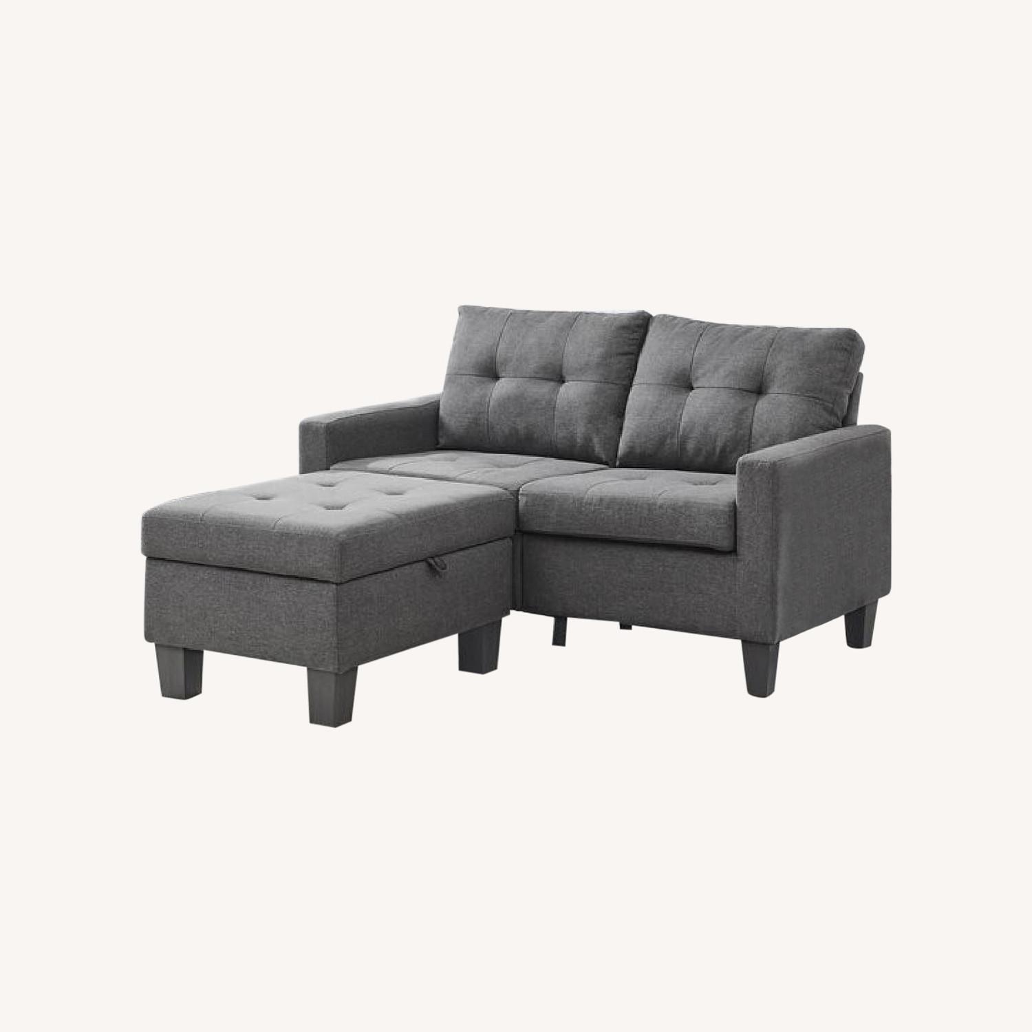 Wayfair Loveseat with Ottoman AptDeco