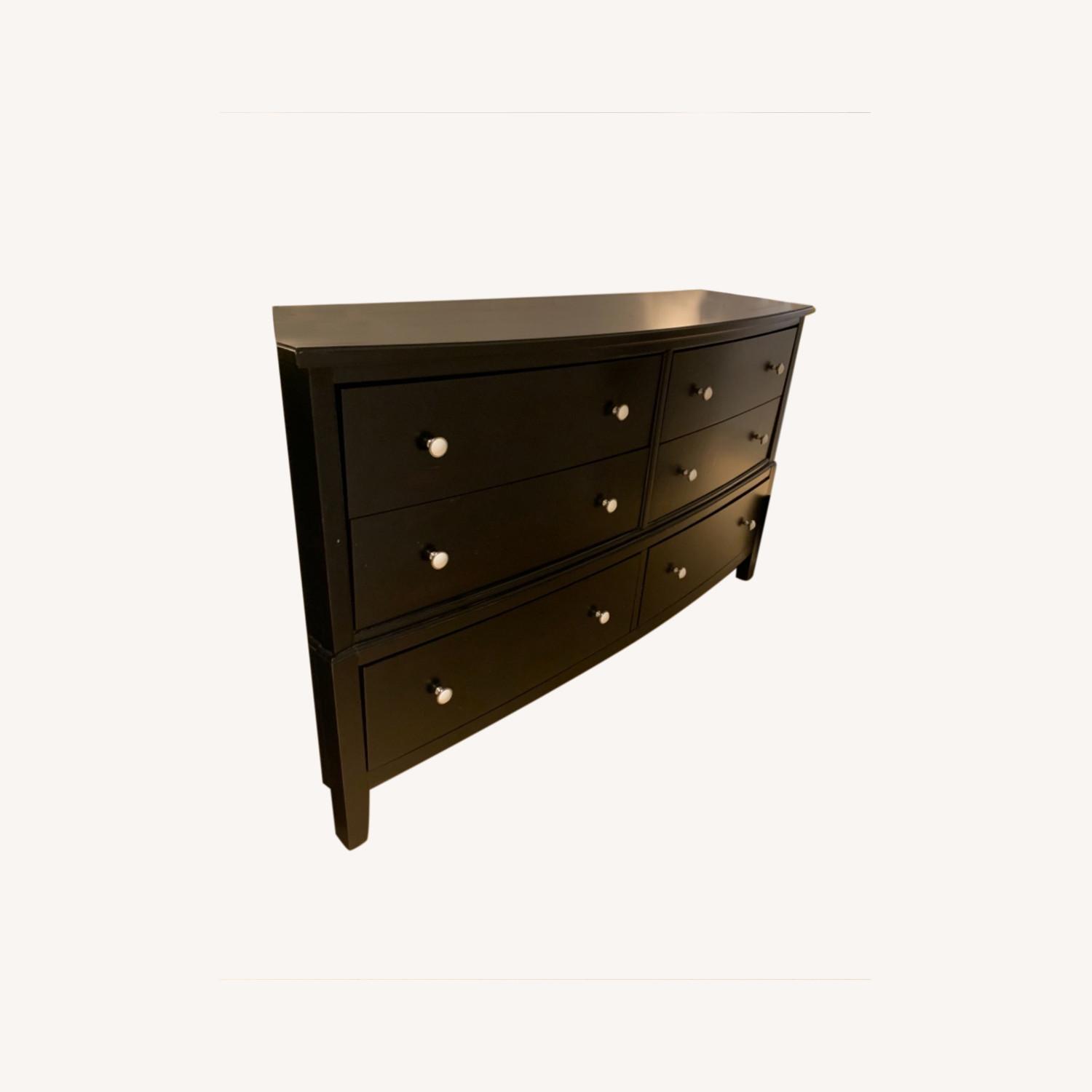 Black Overstock 6 Drawer Dresser - image-0