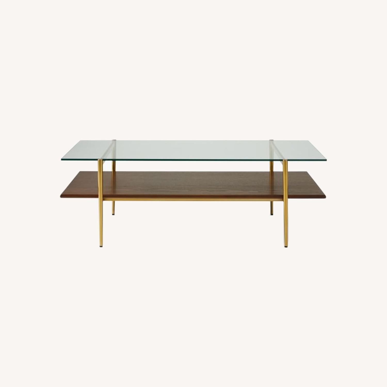 West Elm Art Display Coffee Table, 46" - image-0