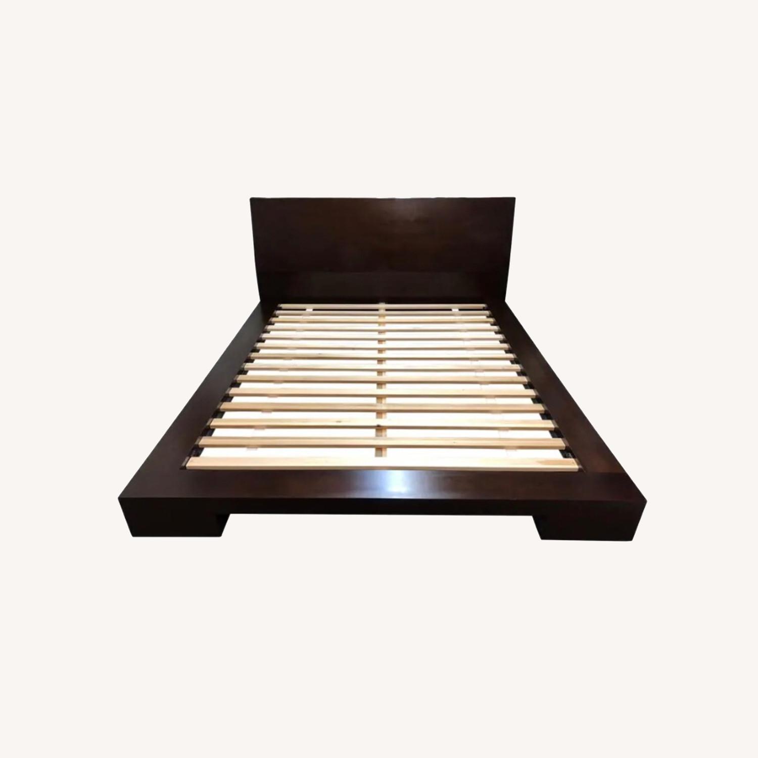 Crate and Barrel Queen Asher Bed - image-0