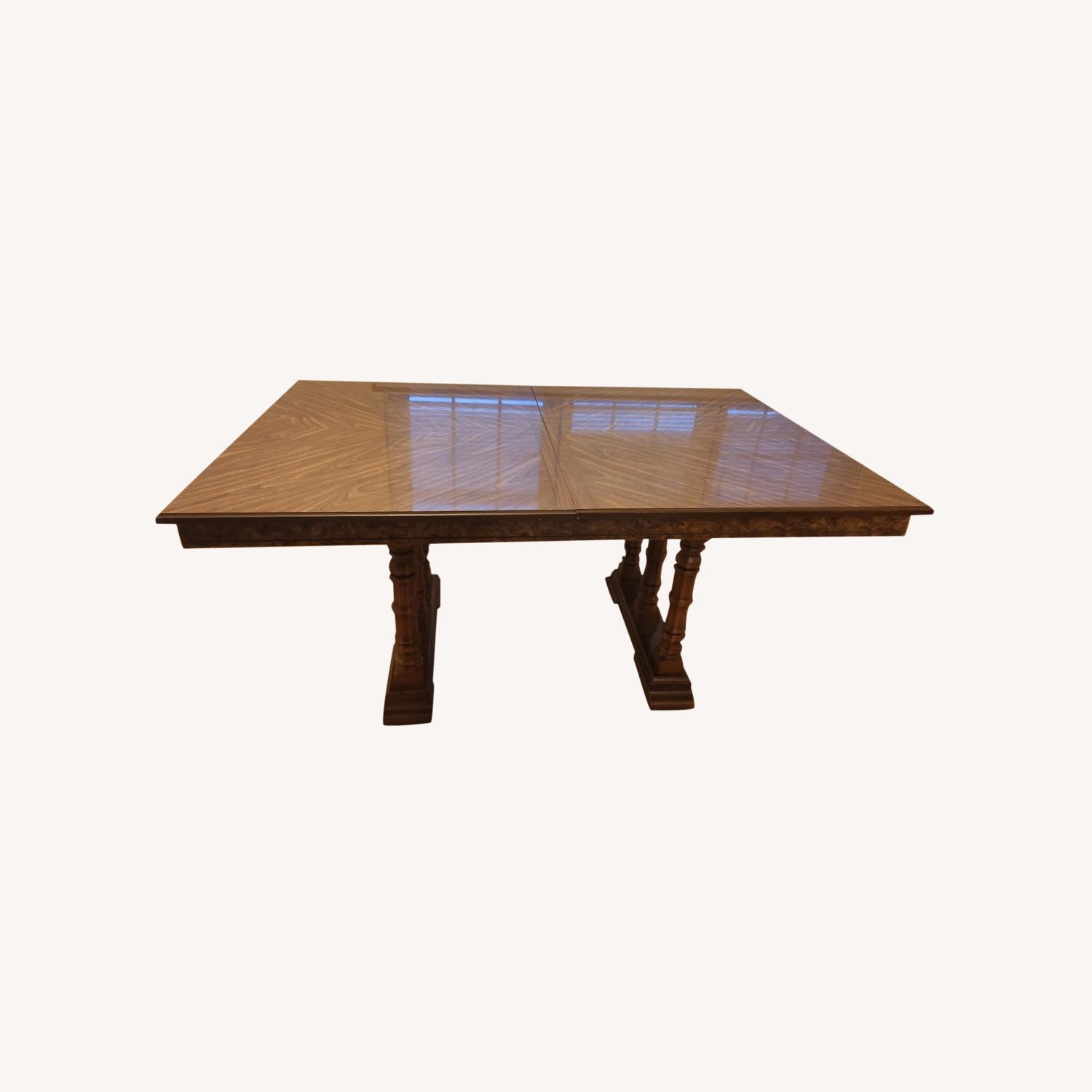 Large Wooden Dining Table - image-0