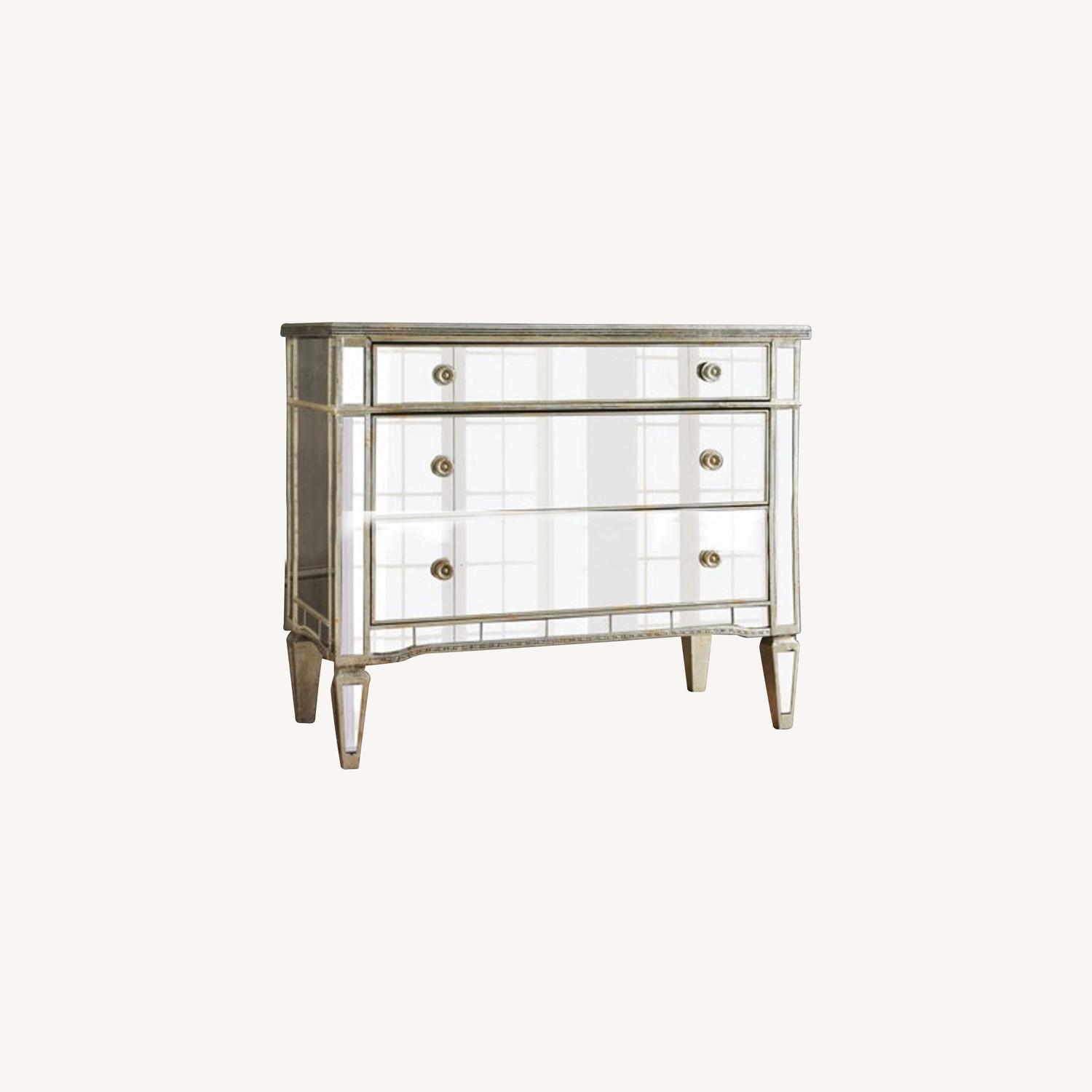 Horchow Amelie Mirrored Hall Chest AptDeco