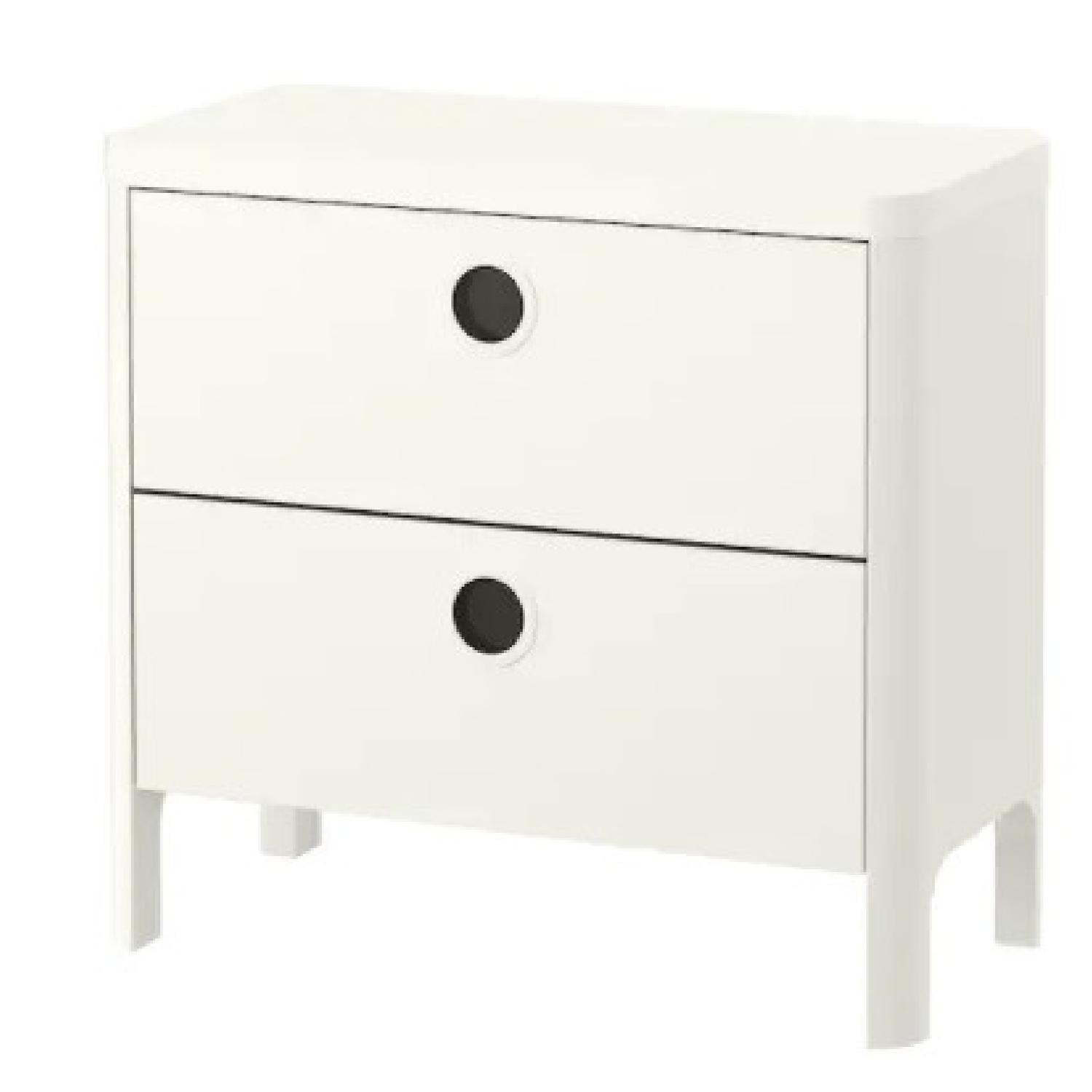 IKEA BUSUNGE 2-drawer Chest, Dresser, Nightstand - AptDeco