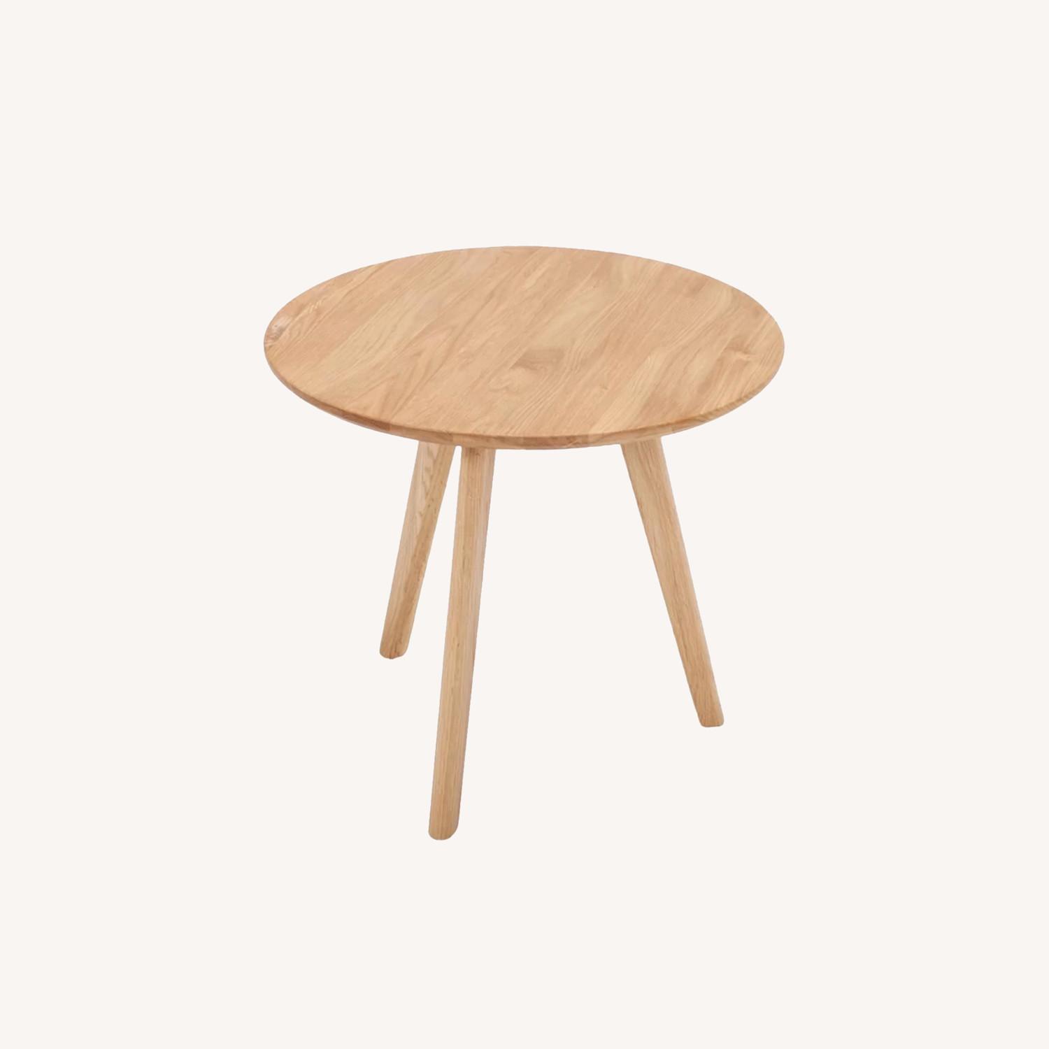 EQ3 Light Oak Scandinavian Side Table - image-0