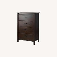 brusali 4 drawer dresser brown 2 IKEA BRUSALI CHEST of 4 DRAWERS / White
