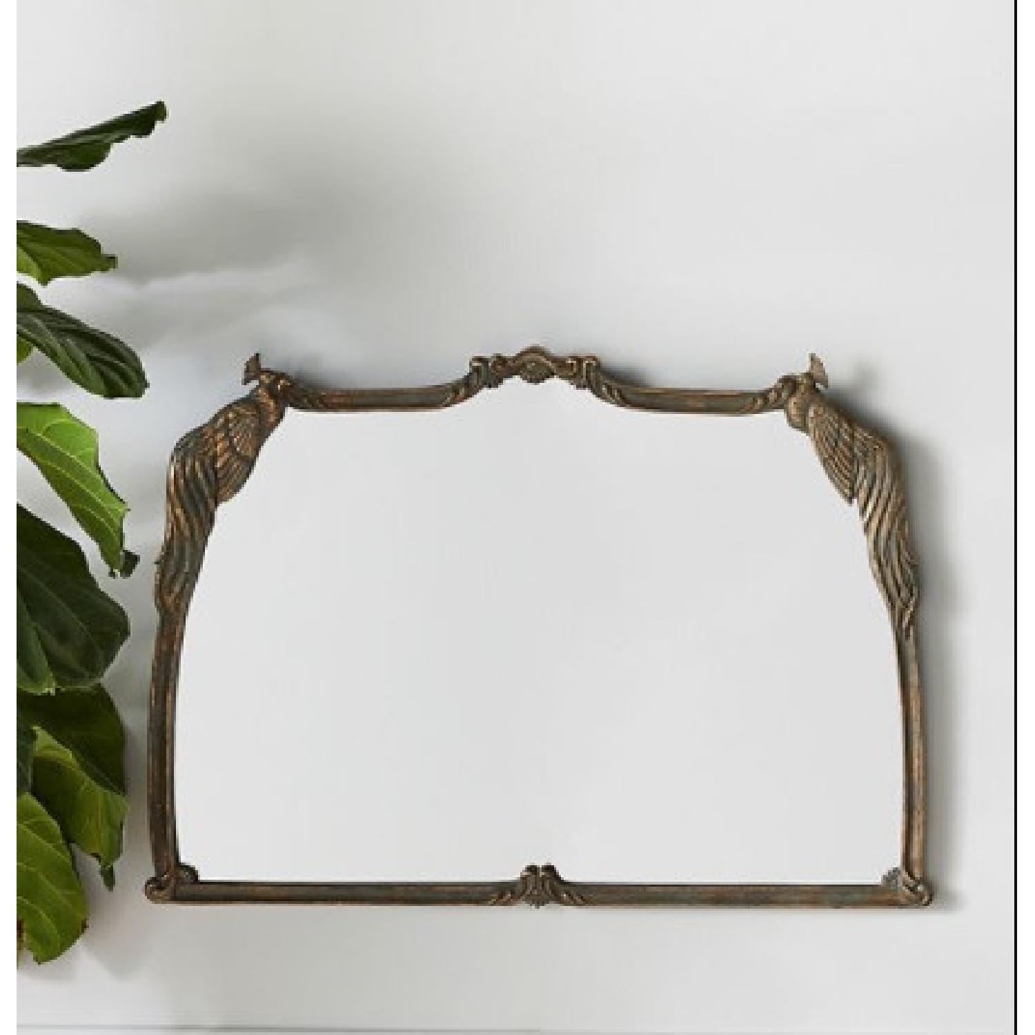 Peacock mirror 鏡　ミラー Peacock Elegance Oval Wall Mirror