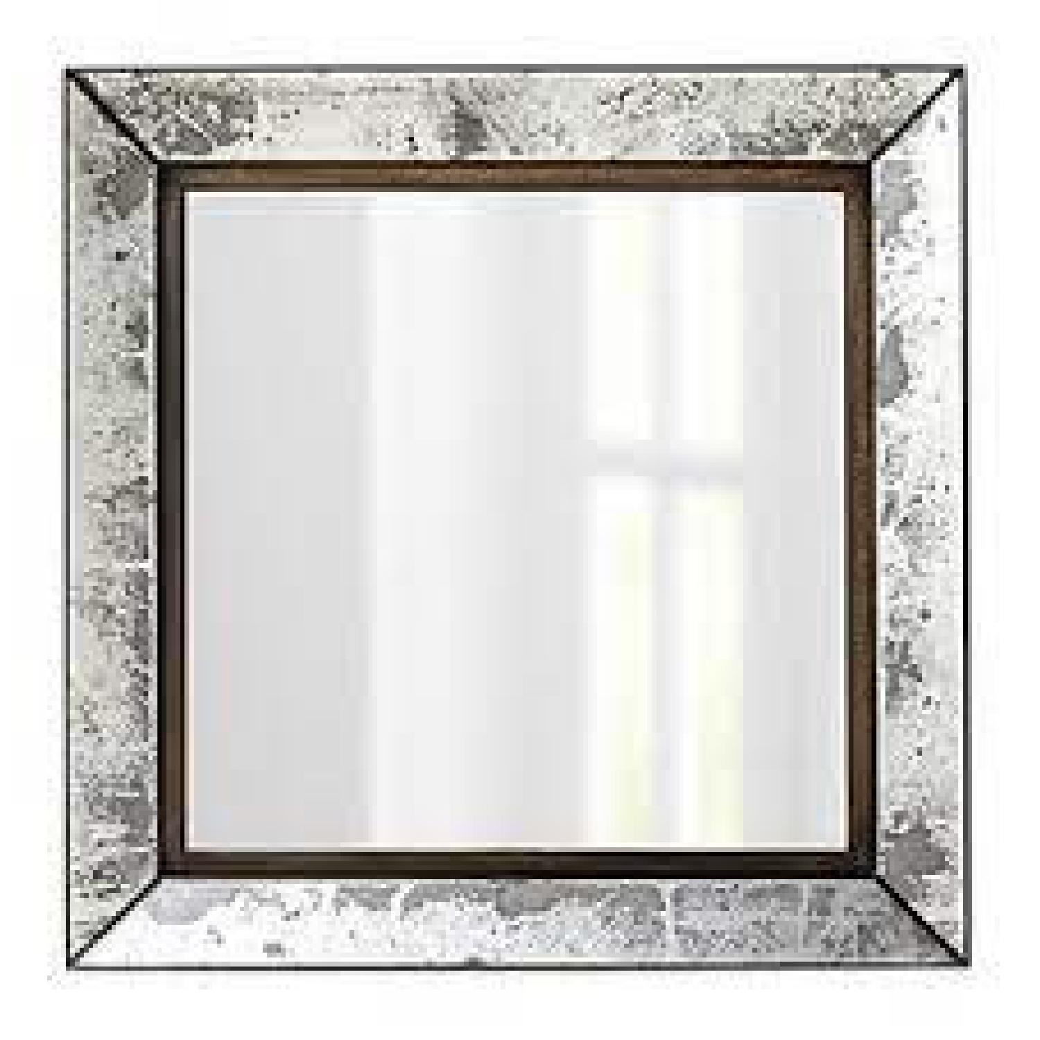 Crate and Barrel Dubois Square Mirror Large - image-8