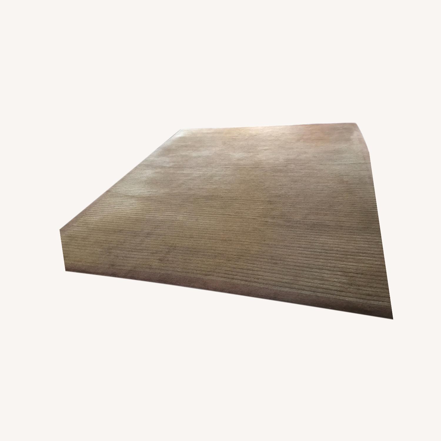 ABC Carpet and Home 8x10 Beige Striped Rug - image-0